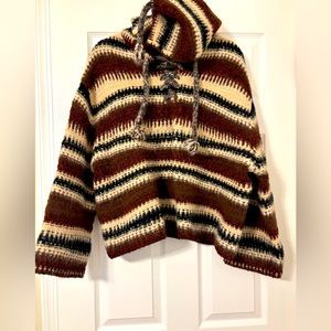 Zara poncho style sweater
